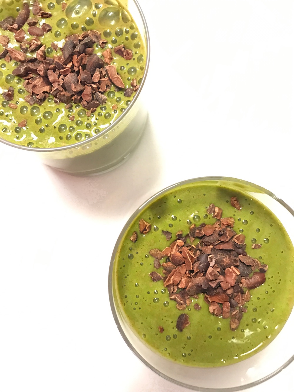 Green Mint Chip Smoothie