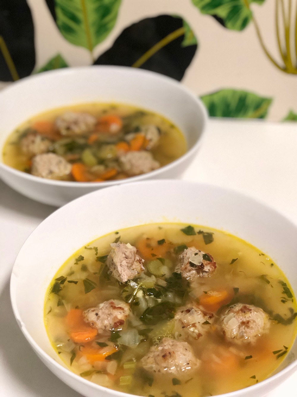 Paleo Italian Wedding Meatball Soup | Isabel Smith Nutrition & Lifestyle